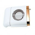 thumbnail image 3 of Speravity Ventilador trasero de asiento de automóvil con interfaz USB de 3 engranajes, Cable Universal de 5V, ventiladores de refrigeración de plástico Ventana automotriz Blanco Speravity  VI015931-02B, 3 of 6
