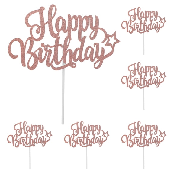 OGITUDE 10pcs Cupcake Toppers Cake Picks for Birthday Party Cake Decoration and Party Favors