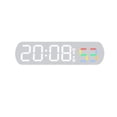 thumbnail image 4 of Reloj de escritorio, reloj de escritorio electrónico, pantalla LED, reloj de pared digital silencioso, reloj LED, para decoración interior de cabecera, 4 of 8