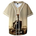 thumbnail image 3 of Crankdat Merch Baseball Jersey Men/Women Casual Thin button Baseball uniform Oil Slick Custom Jersey, 3 of 5