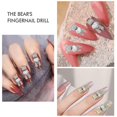 thumbnail image 3 of 30 Pcs Nail Art Rhinestones,Shiny Alloy Bear 3D With Heart Crystal Nail Decoration,DIY Nail Art Decoration Accessories - -, 3 of 4