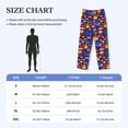 thumbnail image 4 of Lsque Cute Flat Hand Drawn Fishes Print Men's Pajama Pants, Lounge Pant - Comfortable Home Wear,Elastic Waistband, Stylish Design-Small, 4 of 9