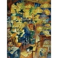 thumbnail image 2 of Bell, Bill 19x24 White Modern Wood Framed Museum Art Print Titled - Stained Glass Man, 2 of 4