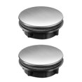 thumbnail image 1 of STOBOK 2pcs Kitchen Faucet Hole Cover Stainless Steel Kitchen Sink Tap Hole Cover Soap Dispenser Hole Cover for Home Kitchen (25-30mm Installtion Hole, 1 of 2
