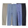 thumbnail image 5 of Zhlaeerr  1-14T Kids Toddler Boys Fit Formal Dress Pants Flat Front Slim Slacks for Spring Autumn Juniors Adjustable Waist Suit Pants Performances Trousers, 5 of 10