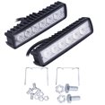 thumbnail image 2 of Off Road Lamp, Universal 2PCS 18W Aluminum Alloy 6 LEDs Work Light IP67 Waterproof  for Vehicles, 2 of 8