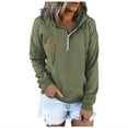 thumbnail image 3 of Women's Hoodies and Sweatshirts Long Sleeve Casual Zipper Pullover Clothes with Pocket, 3 of 6