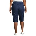 thumbnail image 5 of Just My Size Women's Plus Size 2 pocket Printed Pull on Capri Pant, 5 of 6