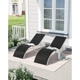 thumbnail image 6 of EastVita 2-Pieces Patio Chaise Lounge Set - Heavy-Duty Sunbeds for Poolside, Garden, Tanning, All-Weather Comfort, 6 of 8