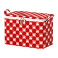 thumbnail image 1 of Bolsa de almacenamiento de telas no tejidas con asas - Organizador plegable de colchas para ropa - 35x25x20cm a 50x61x71cm Tamaños - cremallera bidireccional, sin olor, ahorrando espacio, 1 of 3