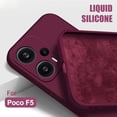 thumbnail image 2 of Poco F5 PocoF5 Case Original Liquid Silicone Phone Cases For Xiaomi Poco F5 F 5 PocoF5 Pro F5Pro Shockproof Soft Cover Poco F5, 2 of 5