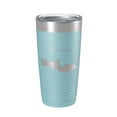 thumbnail image 1 of Cross Lake Map Tumbler Travel Mug Insulated Laser Engraved Coffee Cup Shreveport Louisiana 20 oz Light Blue, 1 of 1