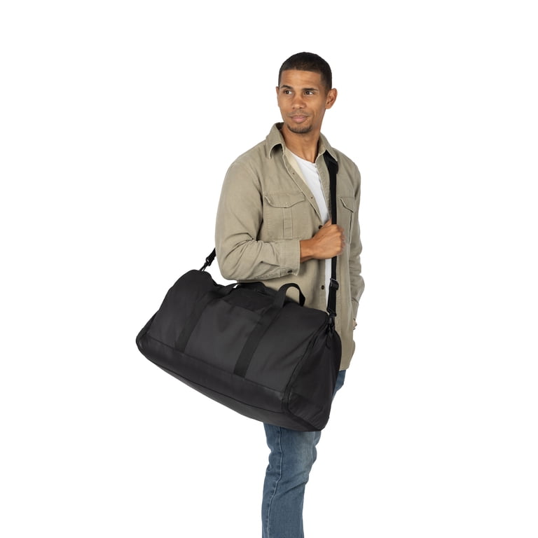 buxton travel essentials garment duffel bag Away Duffle in Navy Blue Specially designed for long Brookstone 22" Garment Duffel Bag,