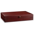 thumbnail image 3 of Cutlery Storage Box for Flatware, Silverware, and Dinner Cutlery, Stores Forks, Knives, Spoons, Decorative Wooden Caddy, Kitchen and Dining Organizer (Flatware Not Included), 3 of 6