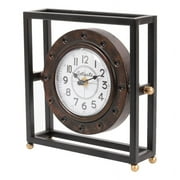 Kiera Grace 9 inches Bamford Retro Iron Table Clock