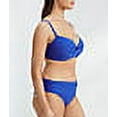 thumbnail image 4 of Women's Pour Moi 13208R Free Spirit Underwire Twist Front Recycle Swim Top (Ultramarine 32DD), 4 of 4