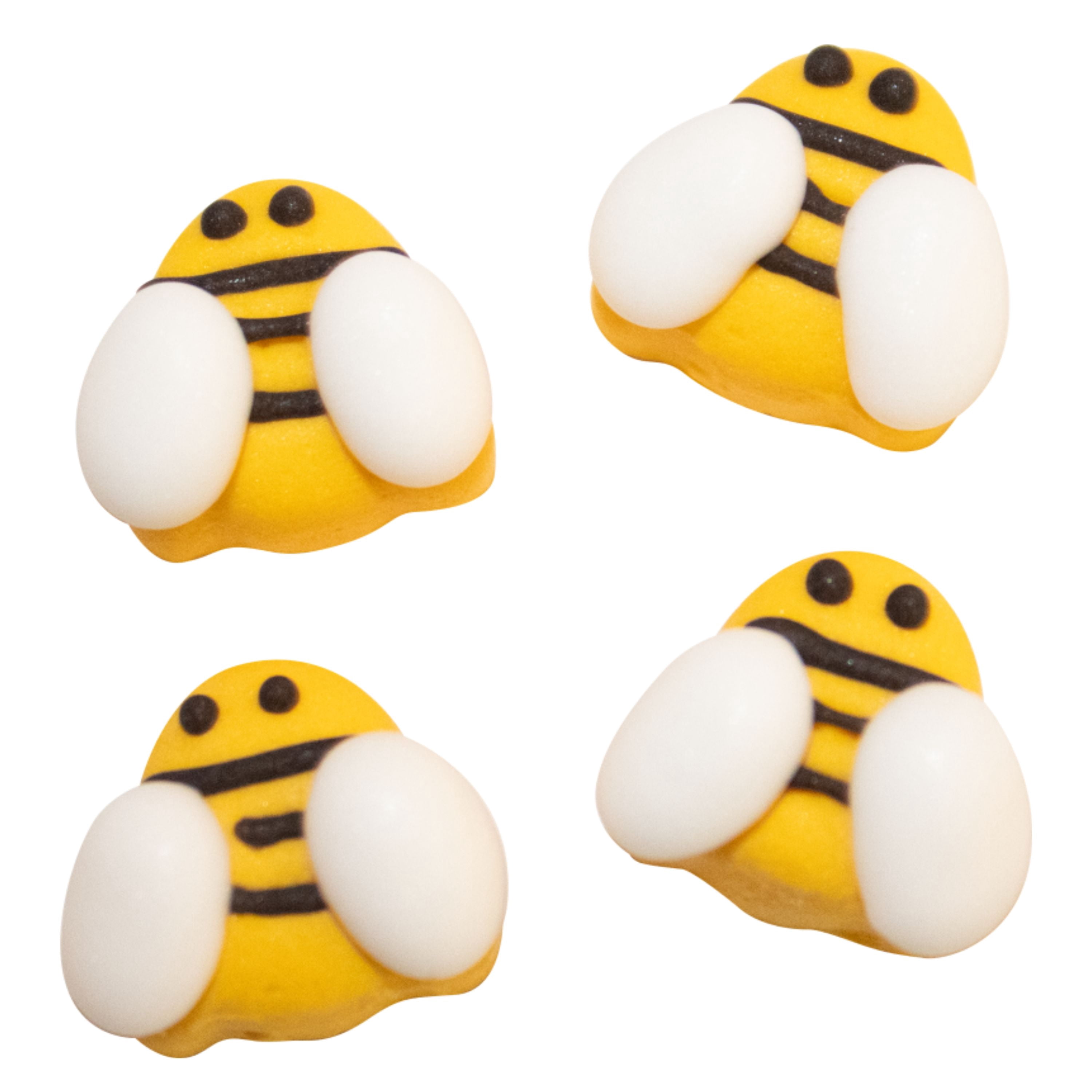Wilton Bumblebee Royal Icing Decorations, Bright Yellow and Black, 0.4 oz, Easy Application