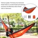 thumbnail image 2 of Hamaca portátil nylon camping hamaca doble gente colgando cama viaje camping columpio para senderismo mochilero backyard balcones naranja y gris Advancent OD003579-03B, 2 of 7