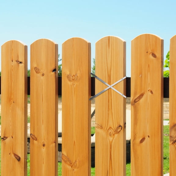 ETHZZLE 100Pcs Metal Fence Ties Stainless Steel for Outdoor Use with Chain Link Fence and Gate Latch