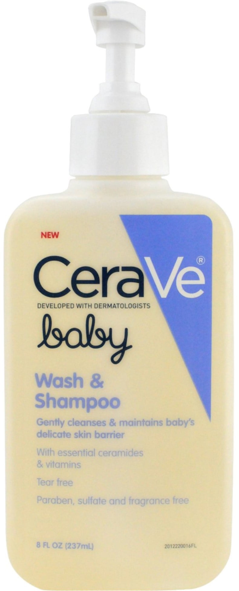 CeraVe Baby Wash and Shampoo, 8 oz (Pack of 2)