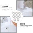 thumbnail image 6 of 8pcs Sink Up Drain Stoppers Basin Hole Plugs Overflow Rings Bath Accessories, 6 of 6