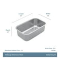thumbnail image 4 of Moen Gs18155 1800 Series 30" Undermount Single Basin Stainless Steel Kitchen Sink -, 4 of 4