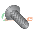 thumbnail image 1 of 1/4-20 x 1/2" Full Trilobe Thread Forming Screws / Phillips / Pan Head / Steel / Black Oxide (Quantity: 5,000 pcs), 1 of 1