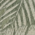 thumbnail image 3 of Nourison Garden Oasis Indoor/Outdoor Green Ivory 5' x 7' Area Rug (5x7), 3 of 9