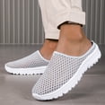 thumbnail image 4 of Slip on Work Shoes for Men Open Back Shoes Closed Toe Slides Breathable Arch Support Slippers Comfort Walking Shoes, 4 of 8