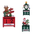 thumbnail image 4 of goowrom Christmas Wooden Calendar with Cartoon Shape, Number Countdown, 4 of 6