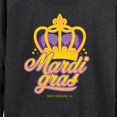 thumbnail image 3 of Instant Message - Mardi Crown - Women's Lightweight French Terry Long Sleeve Shirt, 3 of 6
