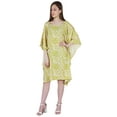 thumbnail image 7 of Moomaya Printed Cold Shoulder Kaftan Cover Up For Women Sundress Caftan Dress, 7 of 7