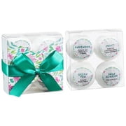 Aromatherapy Bath Bomb Gift Set for Women with Lavender, Green Tea, Mint – Spa Gift Basket for Her Valentines Gift
