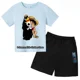 thumbnail image 3 of 2024 Nueva camiseta de Naruto, pantalones cortos, conjunto de dos piezas, conjuntos de ropa para niños, niños, niñas, camisetas, camiseta de Sonic, pantalones, traje, 3 of 5