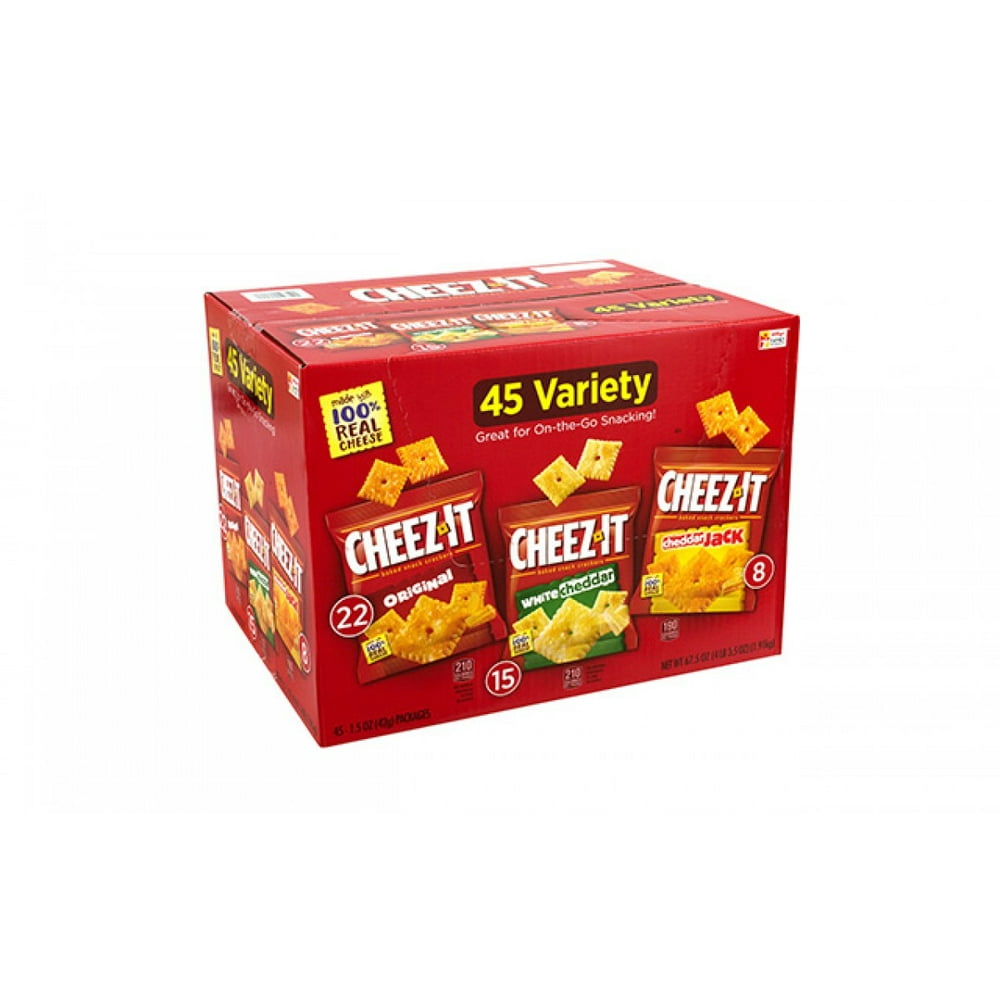 CheezIt Variety Pack, 1.5 oz, 45 Count