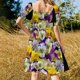 thumbnail image 5 of Vestido de manga corta Pretty Pansies Falda de mujer Vestido de mujer Vestido de mujer, 5 of 7