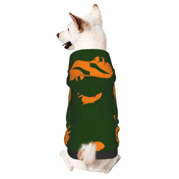 Balery Bold Squirrel Silhouettes Sudadera con Capucha para Perros Pequeños – Ropa para Mascotas, Disfraz para Perros y Gatos, Ideal para Fiestas y Cosplay-Medium