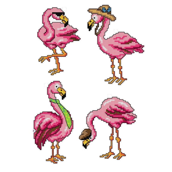 Crafting Spark Counted Cross-Stitch Kit - Flamingo 201CS