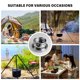 thumbnail image 5 of Irfora Al aire libre Estufa de alcohol de acero inoxidable Horno de quemador portátil Potencia de fuego ajustable A prueba de herrumbre Anticorrosión Cocinar Barbacoa Camping Senderismo Picnic Irfora horno al aire libre, 5 of 7