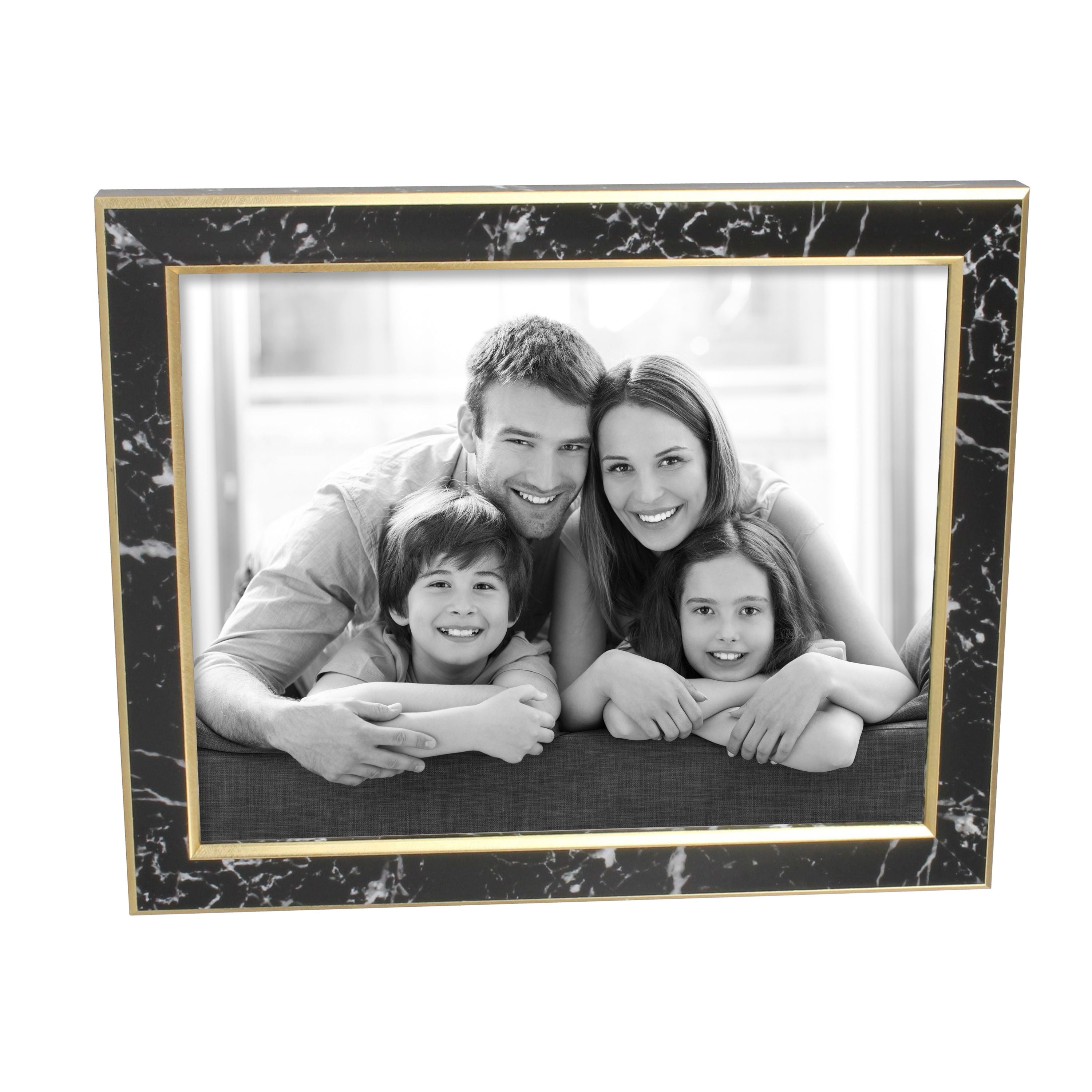 Better Homes & Gardens 8" x 10" Rectangle Plastic Tabletop Single Picture Frame, Black