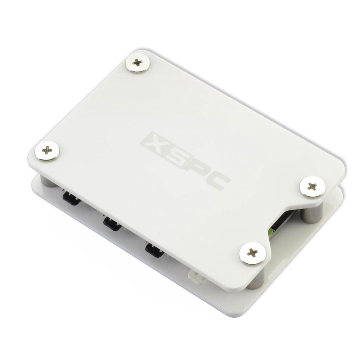 XSPC 8-fach, 3-Pin, 5V, Addressable RGB Splitter Hub - SATA Powered, Weiß