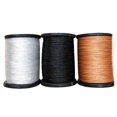 thumbnail image 1 of 3 Rolls of Sewing Thread Bookbinding Cord Cobbler Thread Tailoring Line (Black, White, Brown), 1 of 4