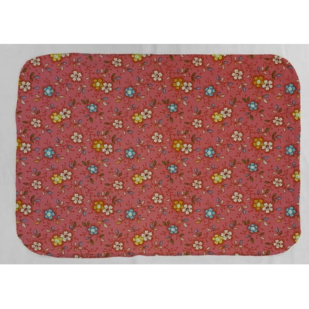 Spring Flowers Dish Drying Mat by Penny s Needful Things (Yellow) (Red)