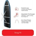 thumbnail image 5 of TIVIT Ironing Board Cover 18 x 49, Performance Grade Titanium Coated Pro Grip Pad & Covers - Superior Scorch & Stain Resistance, High Heat Reflection, 3 Padded Layers 3 Fastener Straps, 5 of 8