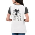 thumbnail image 2 of Women's G-III 4Her by Carl Banks White/Black Las Vegas Raiders Fashion Illustration T-Shirt, 2 of 2