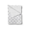thumbnail image 2 of Scandinavian Soft Flannel Fleece Blanket, Retro Style Triangle Design Dots Geometric Motifs Simplistic Pattern, Cozy Plush for Indoor and Outdoor Use, 50" x 60", Pale Muave and Black, by Ambesonne, 2 of 5
