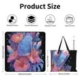 thumbnail image 2 of Magical Butterfly Crystal Hibiscus Flowers Art Picnic Blanket Waterproof Outdoor Beach Blanket Hand-held Pad Suitable for Travel, Camping, Beach, Family Gatherings, 2 of 7