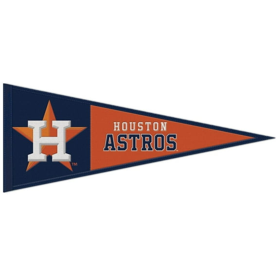WinCraft Houston Astros 13" x 32" Wool Primary Logo Pennant