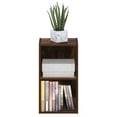 thumbnail image 5 of Furinno PASIR Book Shelf, 2-Tier Modern Bookshelf, Open Shelves Bookcase 9 x 12 x 21, for Living Room, Bedroom, Home Office, Amber Oak, 5 of 5