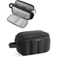 thumbnail image 1 of Neceser de viaje para mujer, organizador de maquillaje de gran capacidad, estuche acolchado, organizador de cosméticos para artículos esenciales de viaje, 1 of 4